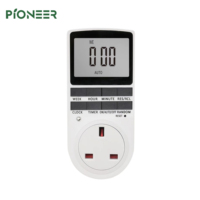 Enchufe Temporizador Digital Impermeable de Pantalla Grande para Cocina, con Protección Sellada, 13A, Electrónico, para UE, EE. UU., Reino Unido, AU, BR, FR