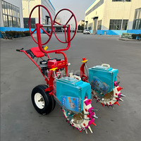 Semoir à maïs autopropulsé à essence haute efficacité, machine à planter le soja et le maïs à 2 rangs pour les petites exploitations agricoles