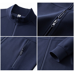 High-End Zipper Stand Collar Sweatshirt Custom Logo Printed Workwear <b>Jacket</b> Youth Group Wear SMLXLXXLXXXL4XL - Product Image 3