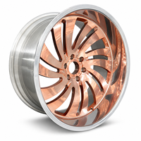 Jantes forgées 2 pièces 12000t tendance 2026 pour Rolls Royce Cullinan Ghost, usinées avec précision CNC, garantie structurelle à vie
