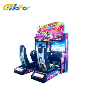 Centro de juegos interior, carreras de coches, máquina de juegos de arcade para dos jugadores, equipo de parque de atracciones, juegos de <span class=keywords><strong>simulador</strong></span>, <span class=keywords><strong>carrera</strong></span> - Product Image 4