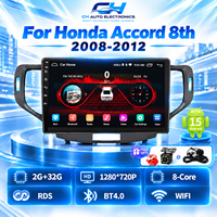 Pour Honda Accord 8 2008-2012 AI Voice 2 Din Android Auto Radio Carplay Système multimédia de voiture GPS 2din Autoradio