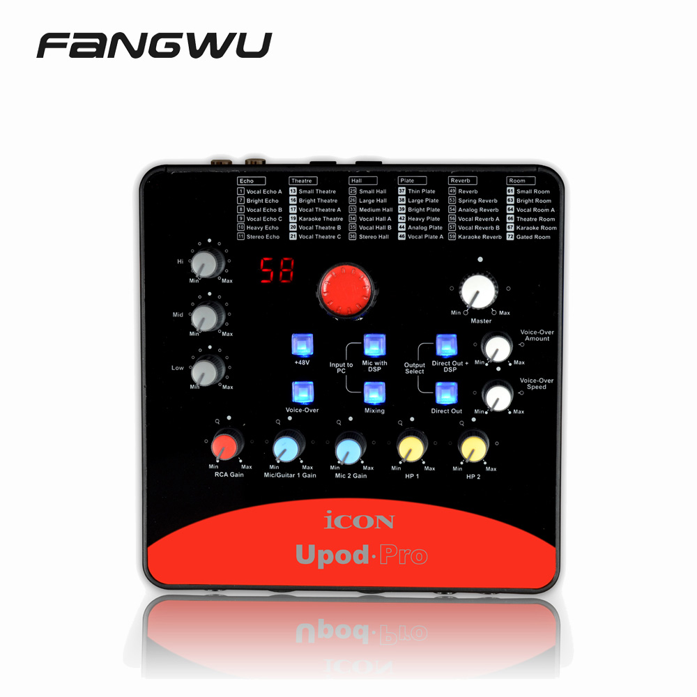 Top Quality I-con Upod Pro Usb Sound Card Audio Interface| Alibaba.com