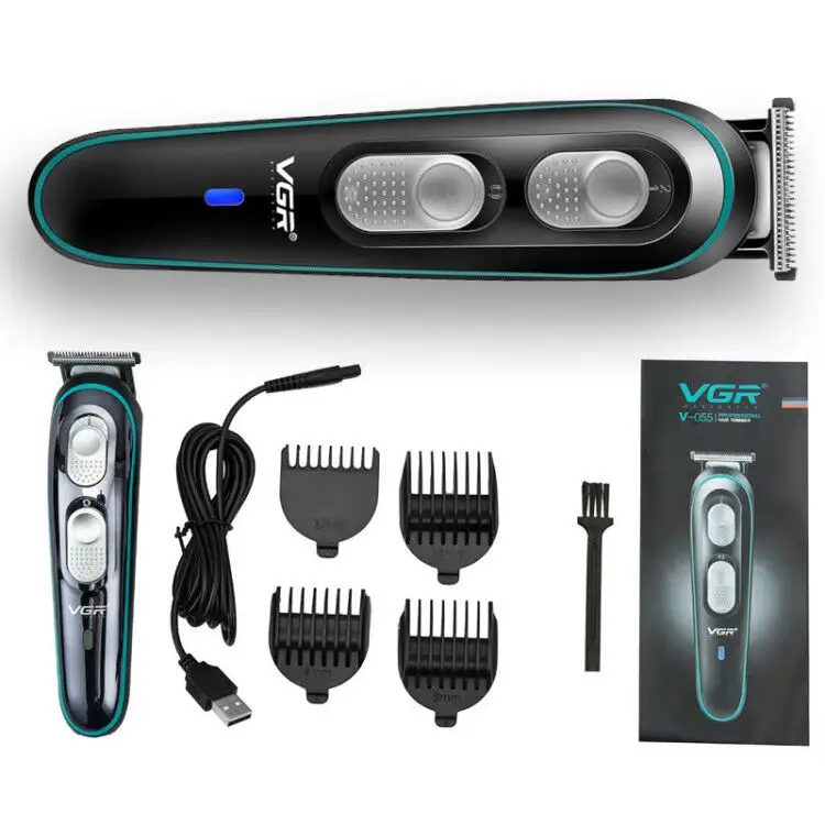 Salon Cordless Trimmer Rechargeable Salon Professional Trimmer Clipper Hair Cutting Machine Tools with Three Guide Combs