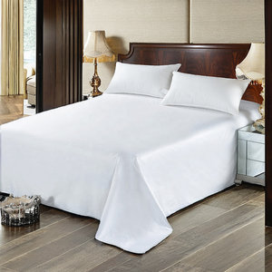 <span class=keywords><strong>Drap</strong></span> <span class=keywords><strong>plat</strong></span> de qualité hôtelière en <span class=keywords><strong>percale</strong></span> 100 % coton 200 fils, style uni, pour usage hospitalier en Chine, vente en gros - Product Image 2