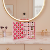 Caja Organizadora de Joyería de Alta Gama, Impermeable, con Calendario de Adviento, Cierre Magnético y Forro de Esponja, para Regalo de San Valentín