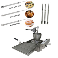 Machine commerciale de beignets de boule ronde semi-automatique Mochi Donut Maker Distributeur manuel de beignets Friteuse électrique