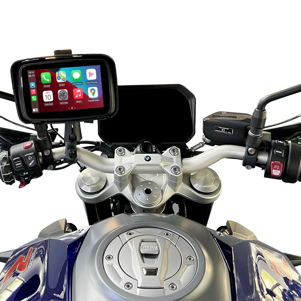 ROAD TOP Waterproof External Portable 5" IPS Touch Screen Motorcycle Navigator Wireless CarPlay and Android Auto