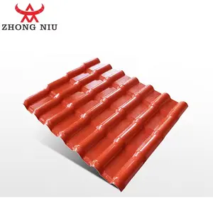 Hot cách nhiệt ASA PVC nhựa Tây Ban Nha nhựa tổng hợp mái ngói uPVC tấm lợp cho Xây Dựng Nhà