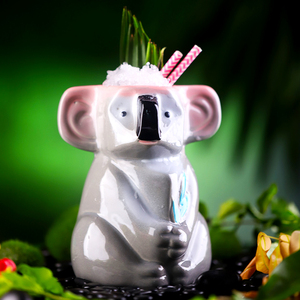 Taza Tiki al por Mayor con Forma de <span class=keywords><strong>Koala</strong></span>, Taza de Cerámica Personalizada, Taza Tiki Hawaiana, Taza para Cócteles para Bar o <span class=keywords><strong>Restaurante</strong></span> - Product Image 4