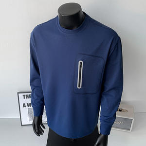 <span class=keywords><strong>Sudadera</strong></span> de cuello redondo con hombros caídos y bolsillos, estilo moderno y holgado para <span class=keywords><strong>hombre</strong></span>, nueva colección primavera-otoño 2025, ideal para parejas. - Product Image 3