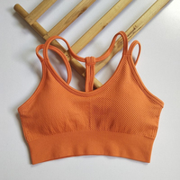 Soutien-gorge de sport en nylon respirant à maintien élevé pour femme, avec coussinets amovibles, personnalisable, résistant aux plis, pour la gym, le fitness et le yoga - Dentelle