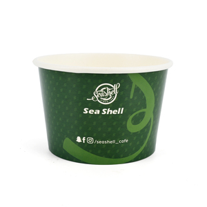 Bols et gobelets à crème glacée jetables biodégradables, contenants en papier écologiques de qualité alimentaire avec logo personnalisé, emballage à emporter - Product Image 6
