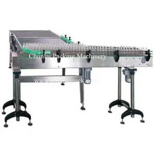 Filling Automatic Empty Bottle Feeding Conveyor Table for Packaging Production Line