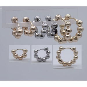 ชุดเครื่องประดับทองแดงขัดเงาสวยงาม6ชิ้นชุบทองทันสมัยสำหรับเป็นของขวัญในโอกาสต่างๆ - Product Image 1