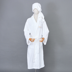 Peignoir <span class=keywords><strong>de</strong></span> <span class=keywords><strong>bain</strong></span> absorbant en polaire corail à motif brodé pour enfants, idéal pour les hôtels et les baby showers (vente en gros) - Product Image 1