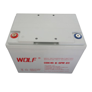 Wolf 6-gfm-85 12V 85ah C20 kín Gel bảo trì miễn phí chu kỳ sâu Pin cho Pallet Stacker - Product Image 2