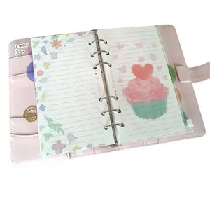 Karikatür renkli gevşek yapraklı 6-hole iç çekirdek dolgu kağıt defter gevşek yapraklı kağıt A5 A6 A7 - Product Image 1