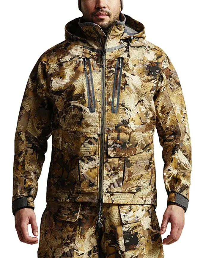 Men Hunting Hiking winter jacket Clothes Windproof Fleece Warm Hooded Coat/Jacket+Pants