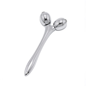 Rouleau de <span class=keywords><strong>massage</strong></span> facial portatif de marque privée Double rouleau de <span class=keywords><strong>massage</strong></span> en forme de Y pour l'élimination du cou et la réduction des rides - Product Image 3