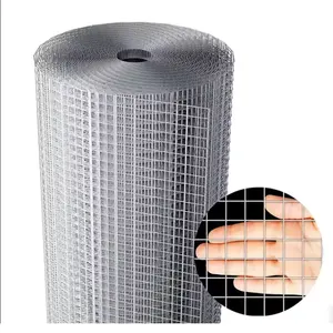 10 Gauge Steel Matting Roll Electro Galvanized Hot Dipped Galvanized Welded Wire Mesh For Garden Fence