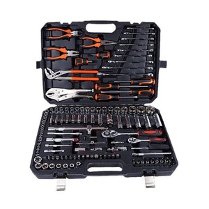 Boîte à outils de réparation automobile à double usage de 131 pièces CRV Wrench Ratchet Barrel Bit Pliers Screwdriver Hand-Power Source OEM - Product Image 5