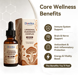 Gotas Líquidas Nootrópicas de Melena de León, Reishi y Cordyceps Fabricadas en EE. UU., para la Concentración Cerebral, Venta al por Mayor OEM, Certificado GMP, Espectro Completo - Product Image 3