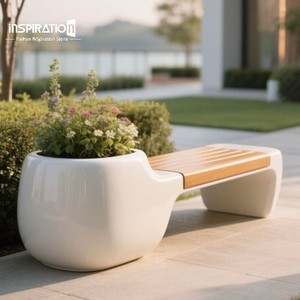 Banc en FRP résistant à l'eau salée pour les promenades en bord <span class=keywords><strong>de</strong></span> mer et les allées en bord <span class=keywords><strong>de</strong></span> mer - Product Image 1