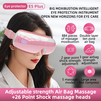 Beautyfountain 4D Augenmassagegerät zur Linderung von Augenermüdung und Migräne, Tragbar mit Akupunkturpunktvibration, Luftkompression, Wärme und Musik