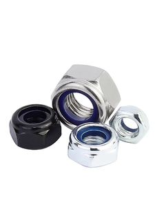 UNC <span class=keywords><strong>Nylon</strong></span> chèn khóa kích thước tự khóa Nut chống khóa NUT - Product Image 2