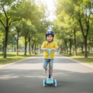 <span class=keywords><strong>Trottinette</strong></span> 3 en 1 pour enfants avec siège amovible, <span class=keywords><strong>trottinette</strong></span> à trois roues pour enfants, <span class=keywords><strong>trottinette</strong></span> <span class=keywords><strong>freestyle</strong></span> pour enfants, jouet d'extérieur - Product Image 1