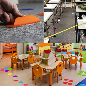 다채로운 카펫 명소 서클 마커 번호 교육 아이들은 나일론 후크 및 루프를 찾도록 훈련받습니다. - Product Image 6