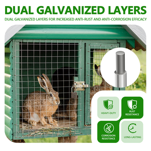 Welded <b>Wire</b> <b>Mesh</b> Roll 1/4 Inch Square Hole Galvanized Steel Construction Hardware Cloth 23 Gauge - Product Image 4