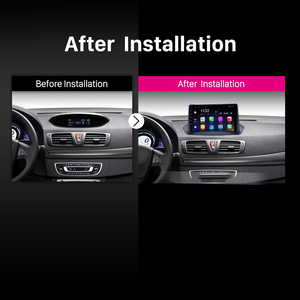 Autoradio Android con CarPlay, touchscreen, lettore DVD, radio, funzione mirroring video, navigatore GPS per <span class=keywords><strong>Renault</strong></span> <span class=keywords><strong>Megane</strong></span> dal <span class=keywords><strong>2009</strong></span> al 2014 - Product Image 2