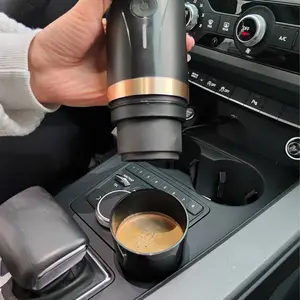 Kullanımı araba ev mini taşınabilir kapsül espresso otomatik kahve makinesi