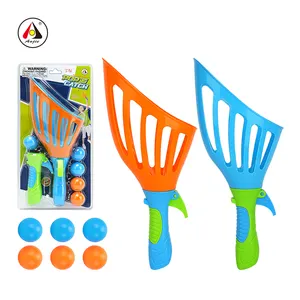 2023 Pop-Pass-Catch Ball Game with 2 Catch Launcher Baskets and 6 Balls,Outdoor Indoor Game Activities for Kids Lawn Games Beach