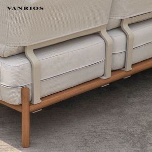 गर्म बिक्री वाणिज्यिक पैटियो सेशनल सोफा सेट एल्यूमीनियम कुशन सीट पीछे तीन सीटों गार्डन होटल फर्नीचर - Product Image 6