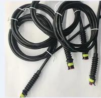 Transfer Cepat Kustom Awet 2464/ 18AWG/ 300V Tata Surya Kabel Daya Energi untuk Panel Kabel Ekstensi Kawat Penghubung