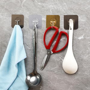 Crochets amovibles sans trace, crochets adhésifs magiques, crochets imperméables et super résistants pour salles de bain et cuisines. - Product Image 1