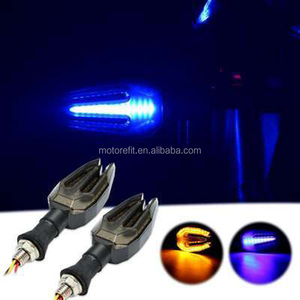 Motorefit Đèn Báo Rẽ <span class=keywords><strong>LED</strong></span> Màu Hổ Phách Và Màu Xanh Dương Cho Xe Máy Đèn Nhấp Nháy Đèn Báo Rẽ Xe Máy - Product Image 4