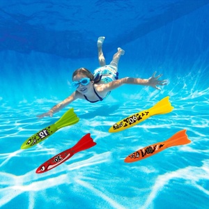 Juguete DE BUCEO DE VERANO piscina subacuática buceo lanzando torpedo bandidos juguetes se desliza bajo <span class=keywords><strong>el</strong></span> agua <span class=keywords><strong>juego</strong></span> de buceo para niños entrenamiento - Product Image 2