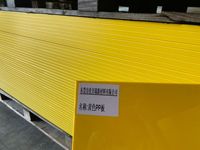 Feuilles de PP jaunes Bestpay Factory OEM ODM, super antidérapantes, respectueuses de l'environnement, épaisseur 3-30 mm, densité 0,92, découpe sur mesure