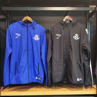 Sweat à capuche imperméable rétro vintage personnalisé sublimé pour hommes vestes coupe-vent