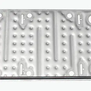 Laser Welding Embossed Pillow Plate Heat Exchanger Condenser For Milk Cooling Tanks Water Chiller Powder Heating/cooling System