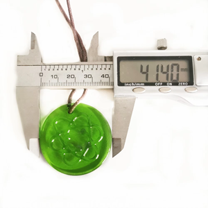 Moda mejor precio Emf negativo Ion Quantum collar ciencia Bio disco vidrio colgante energía escalar energía Quantum Chi 2 colgante - Product Image 4