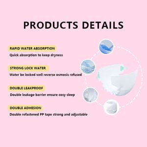 Pannolini per Adulti Usa e Getta Ultra Spessi Unisex con Nucleo Super Assorbente Giapponese SAP Protezione Anti-Perdita 3D Morbidi per Incontinenza - Product Image 4