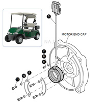 EZGO RXV Kit Encoder Sensor suhu Motor, peningkatan kinerja tinggi OEM 612368/612595