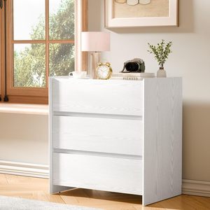 Table <span class=keywords><strong>de</strong></span> chevet avec 3 tiroirs, moderne avec un grand espace <span class=keywords><strong>de</strong></span> rangement, table <span class=keywords><strong>de</strong></span> chevet pour chambre à coucher - Product Image 5