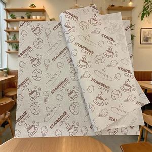 Oil-proof Pad <b>Paper</b> Wholesale Custom Printed Logo Size Food Safe Grade <b>Burger</b> <b>Paper</b> Greaseproof Meat <b>Wrapping</b> Wax Coated <b>Paper</b> - Product Image 3