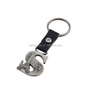 Retro lettera D grecia Parthenon ripiano in pelle di metallo in metallo portachiavi regalo Souvenir grecia portachiavi - Product Image 3